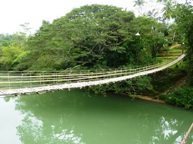 Sipatan Bambus Brücke auf Bohol