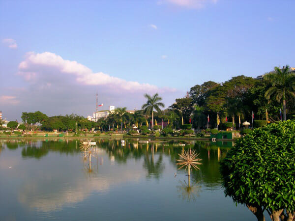 Rizal Park in Manila