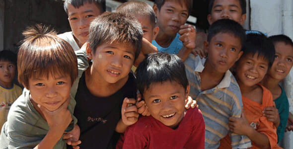 Insel Bohol Happy Children